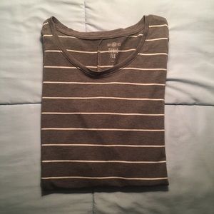 Tunic Tee (grey striped), size S